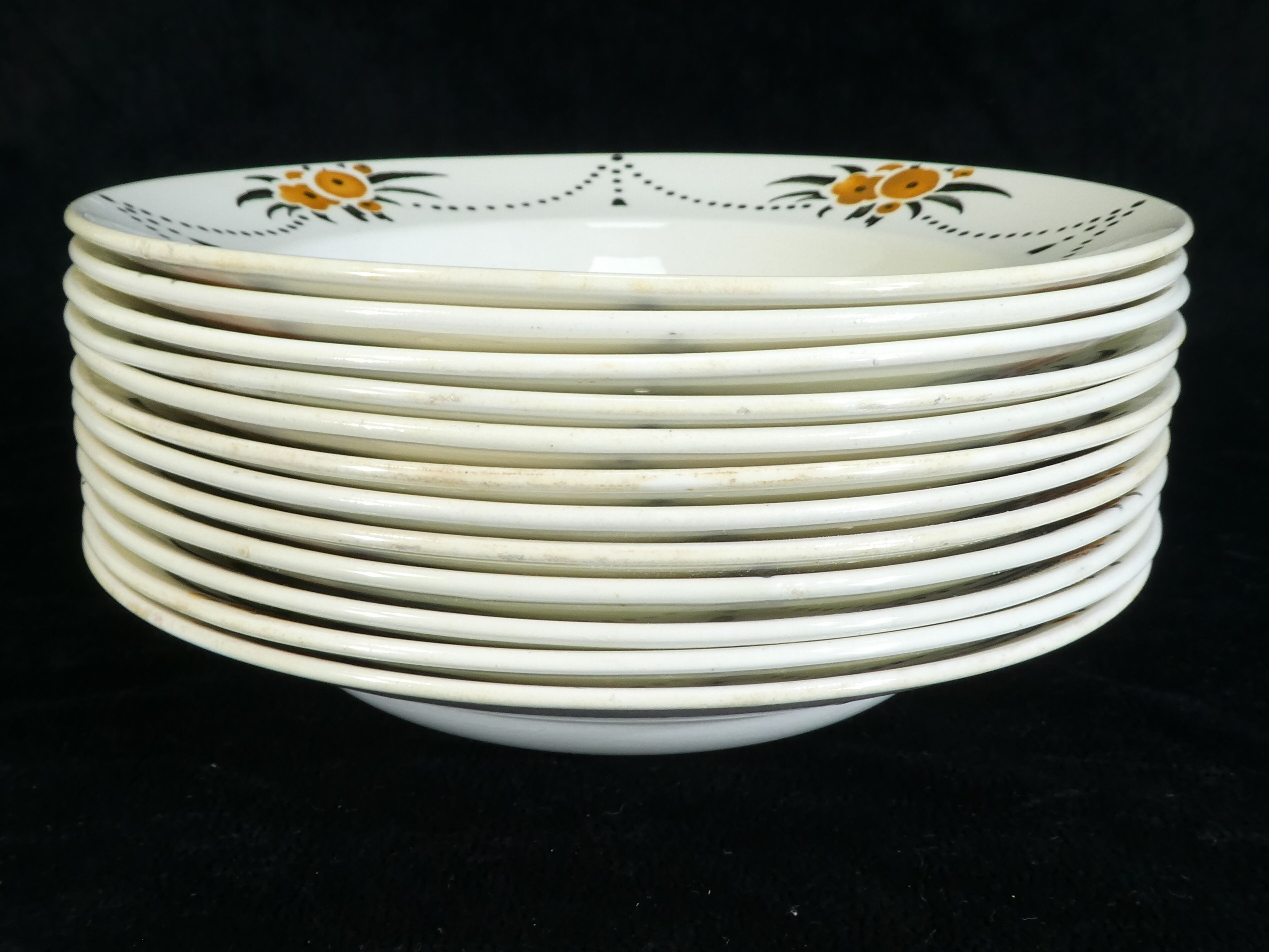 12 hollow plates badonviller model royal no digoin