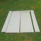 Pair of doors and their frame