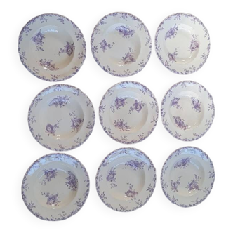 Old Longwy plates