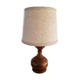 Lampe à poser bois coton