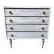 Commode blanche vintage