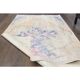Vintage Turkish Oushak Handmade Wool Cotton Orange Area Rug 100x195