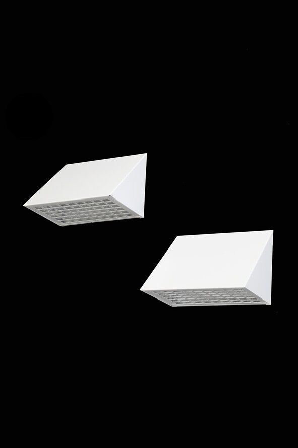 Set of 2 Lyfa “Type 3995” wall lamps / Postmodern / Danish Modern Design / 1970s / 1980s