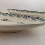 Pair of Gien opaque porcelain ravines, April model