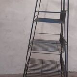 Display metal store shelves