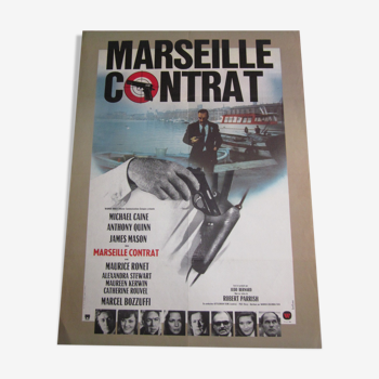 Affiche Marseille contrat