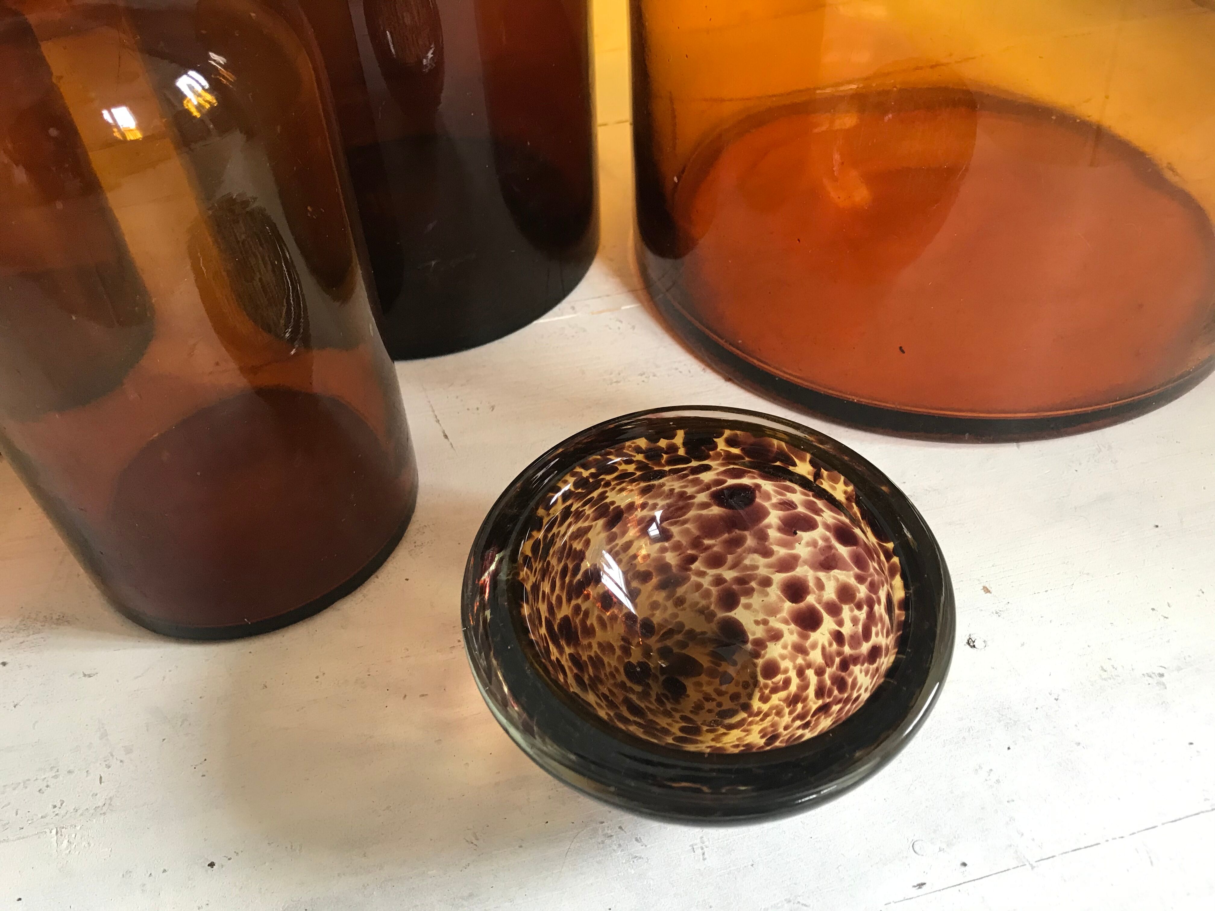 Vintage Murano tortoiseshell ashtray