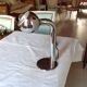 Vintage chrome lamp, Girasol model by Fase, 70s