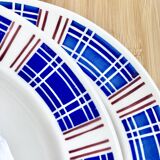 Art Deco Badonviller iron earth plates