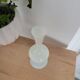 White opaline soliflore vase