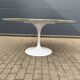 Original round dining table Knoll Tulip (152cm) Carrara