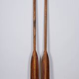 Paire de rames en bois