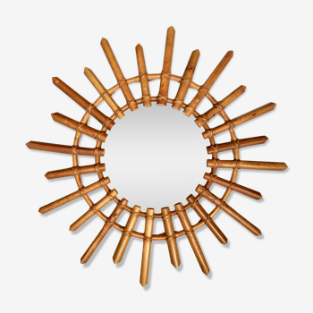 Mirror rattan sun 58 cm years 60