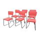 Lot of 6 chairs feet metal sleds
