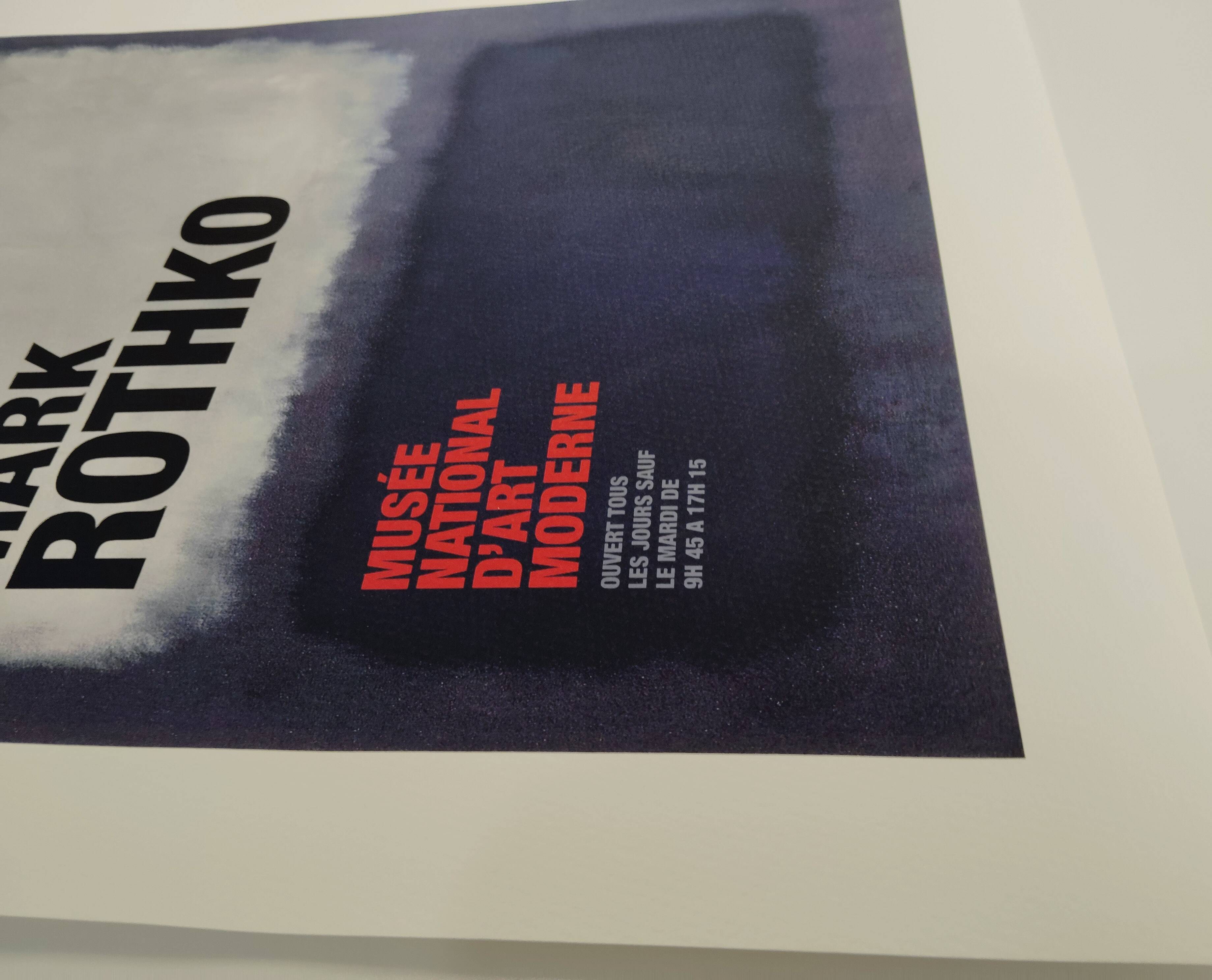 Mark ROTHKO Exhibition Poster