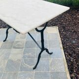 Table bistrot in carrara marble