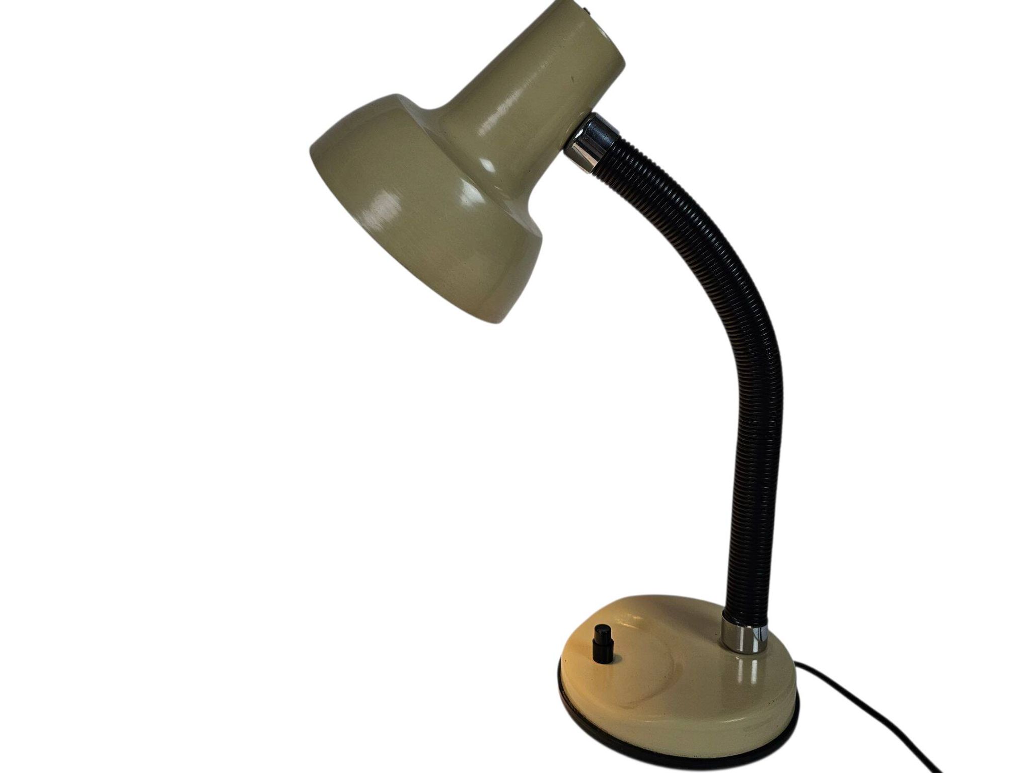 Veneta Lumi - lampe de table - 'Gooseneck' - éclairage vintage - années 70