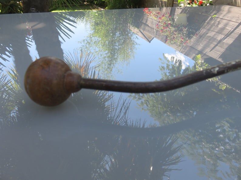 Patère bistro, metal and wood, 30/40