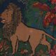 Vintage hand-embroidered textile 175x242 cm