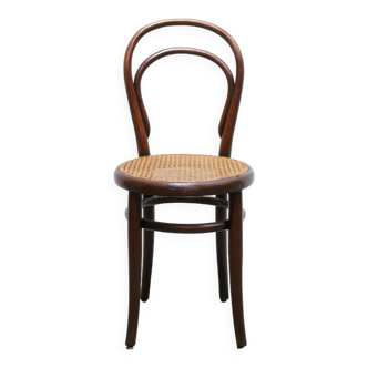 Antique caned bistro chair by Thonet Editions