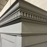 Antique painted wardrobe.