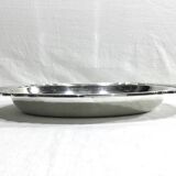 Gallia collection serving dish in silver metal