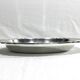 Gallia collection serving dish in silver metal