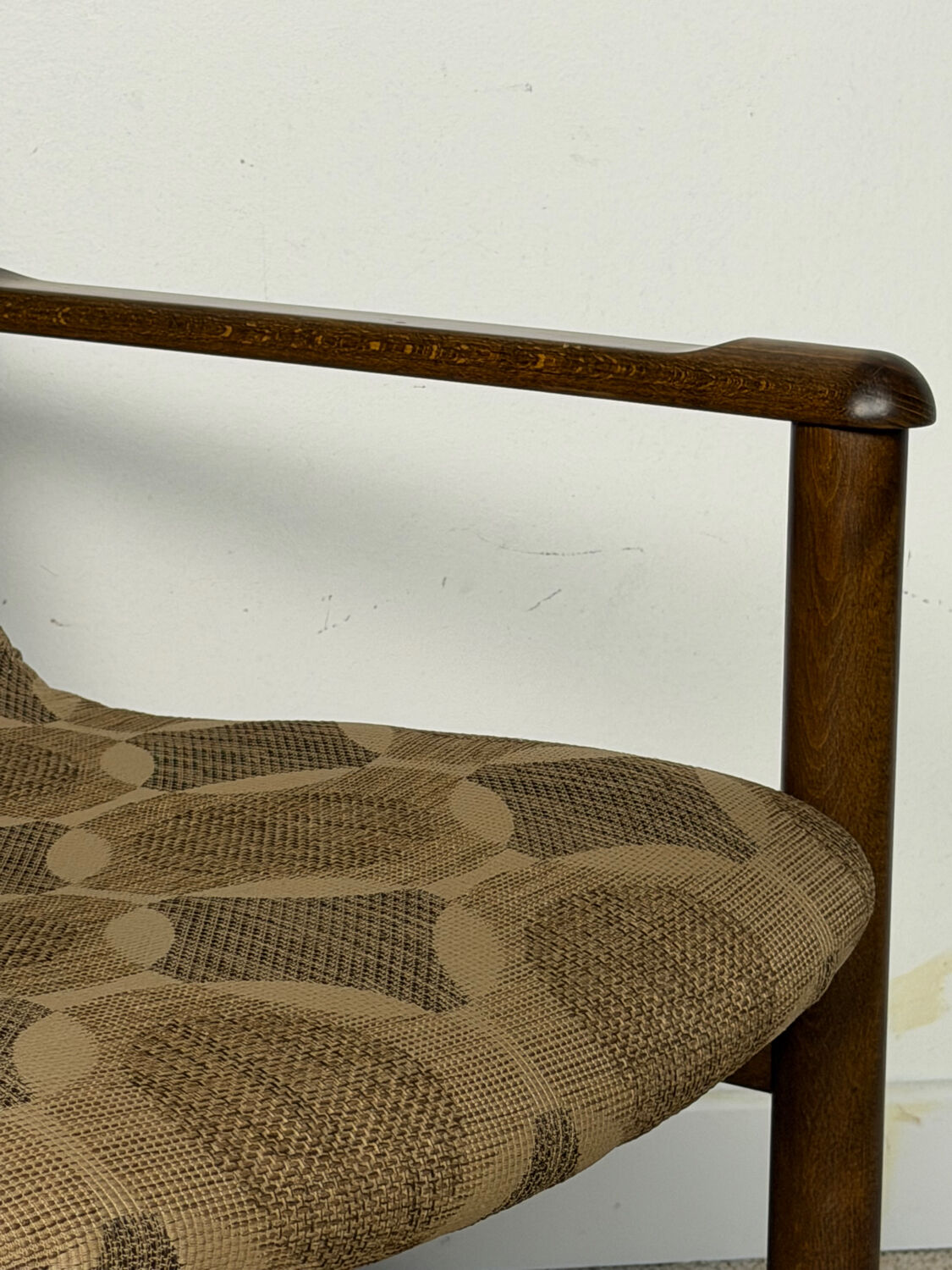 Vintage wooden armchair – 1970s design