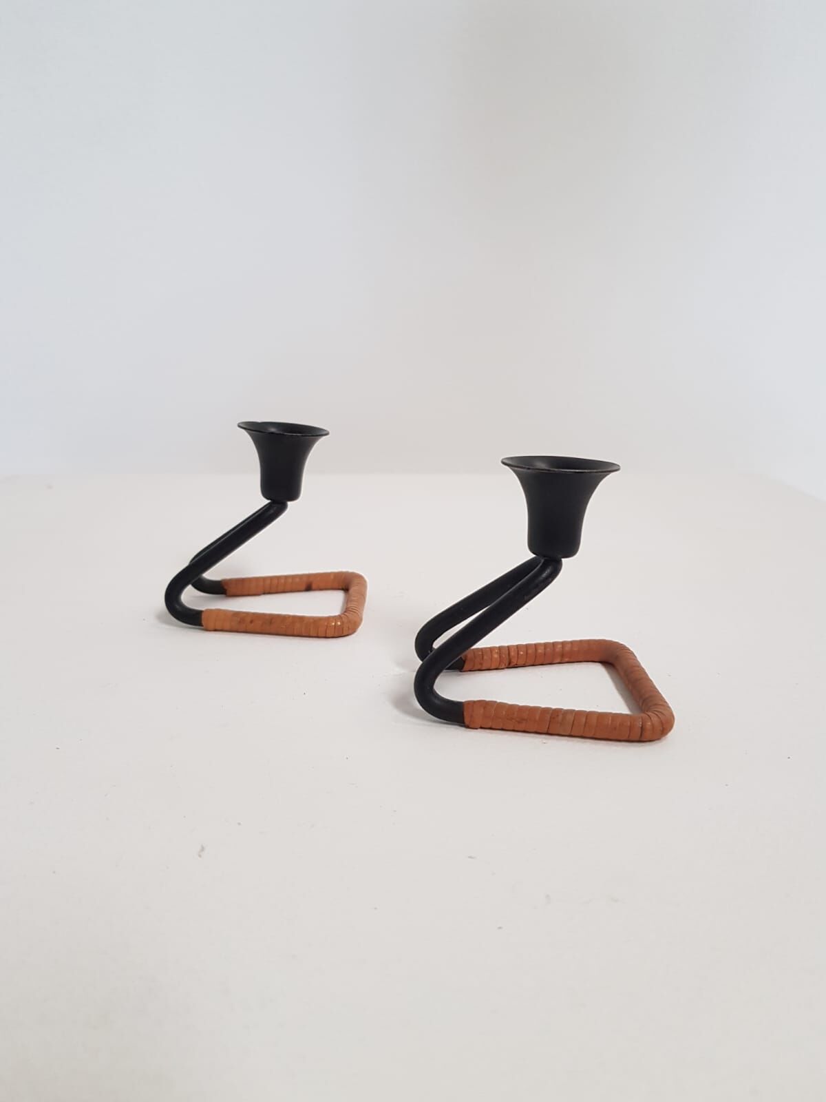 Pair of candlesticks Laurids Lonborg Denmark 60s