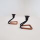 Pair of candlesticks Laurids Lonborg Denmark 60s