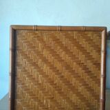 Pair of Vintage Rattan Bedside Tables