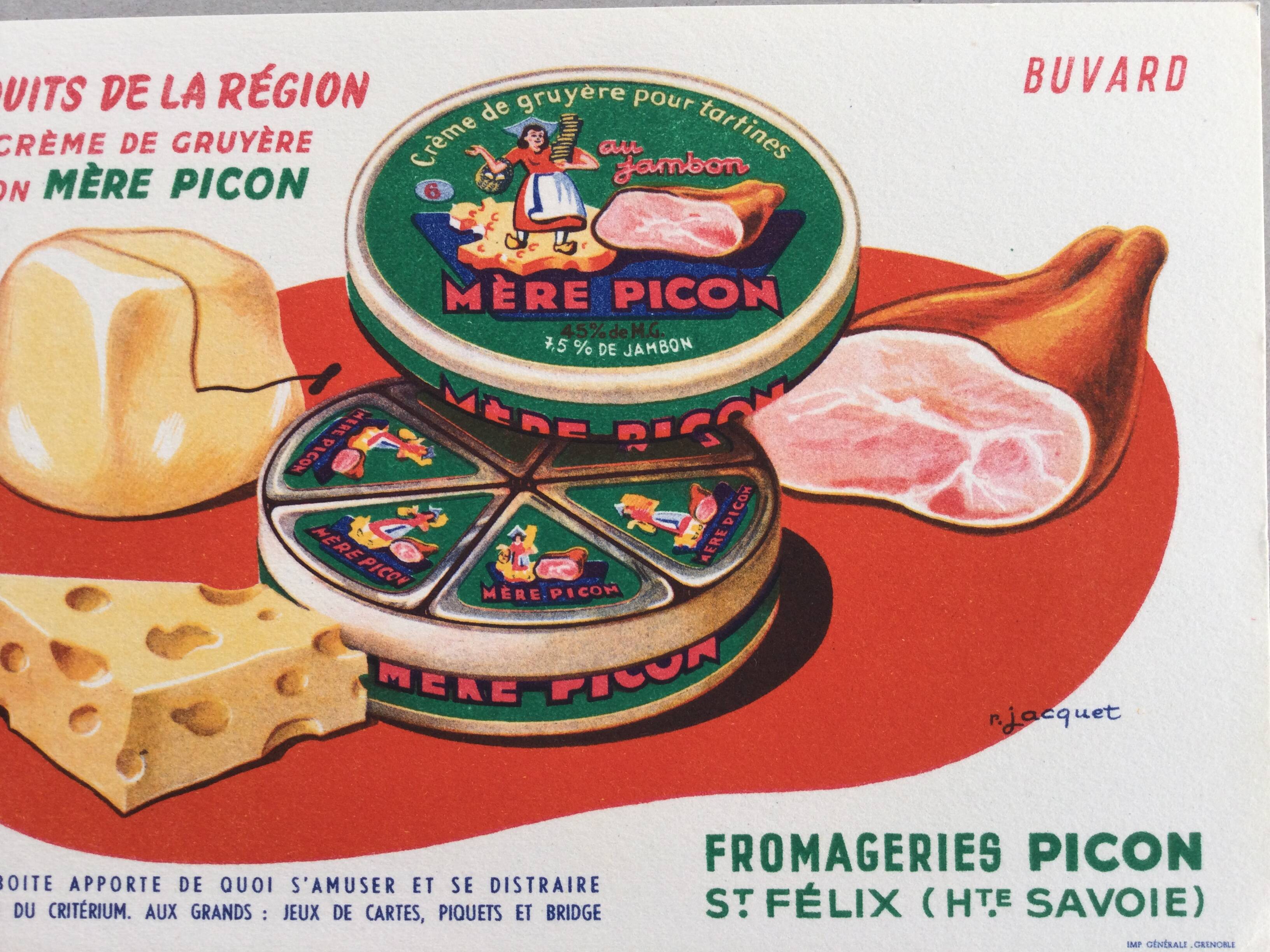 Vintage Blotter advertising frame