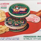 Vintage Blotter advertising frame