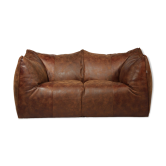 Leather sofa "Bambole" by Mario Bellini for B Italia 1970s