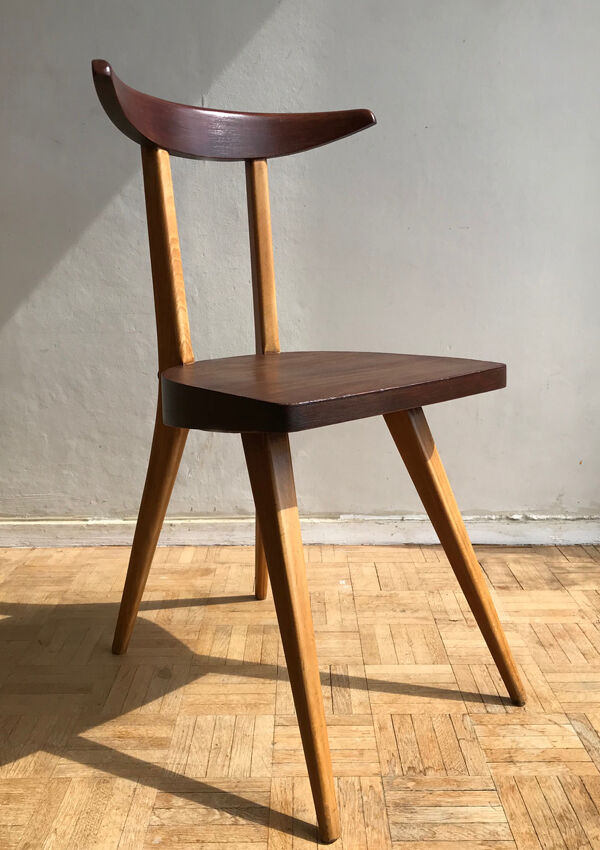 Ensemble de 5 chaises Antilope édition Stella années 1960