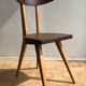 Ensemble de 5 chaises Antilope édition Stella années 1960