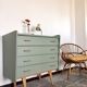 Commode vintage pieds compas