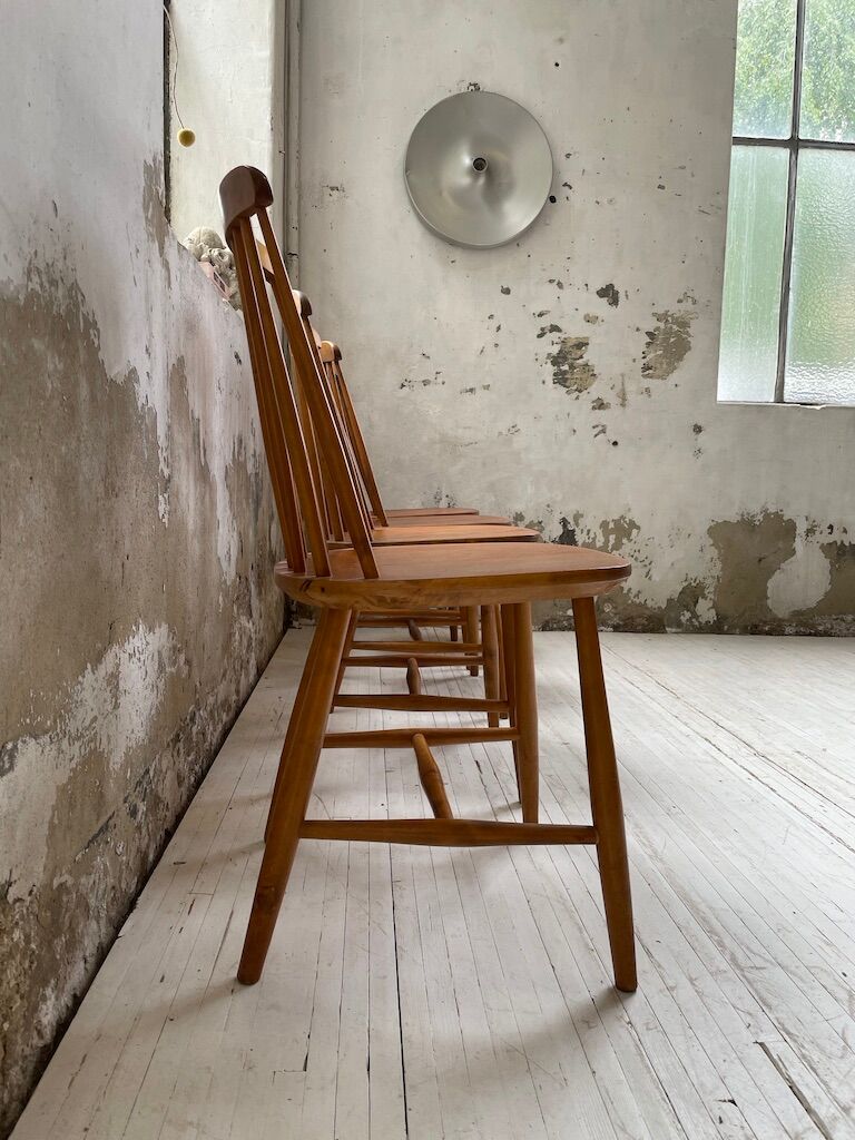 4 Scandinavian chairs Sweden Stolfabrik