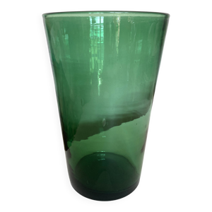 Vase en verre soufflé - vert