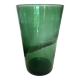 Green blown glass vase Empoli 1960 XXL Italian design