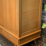 Vintage wardrobe with compass feet 1960