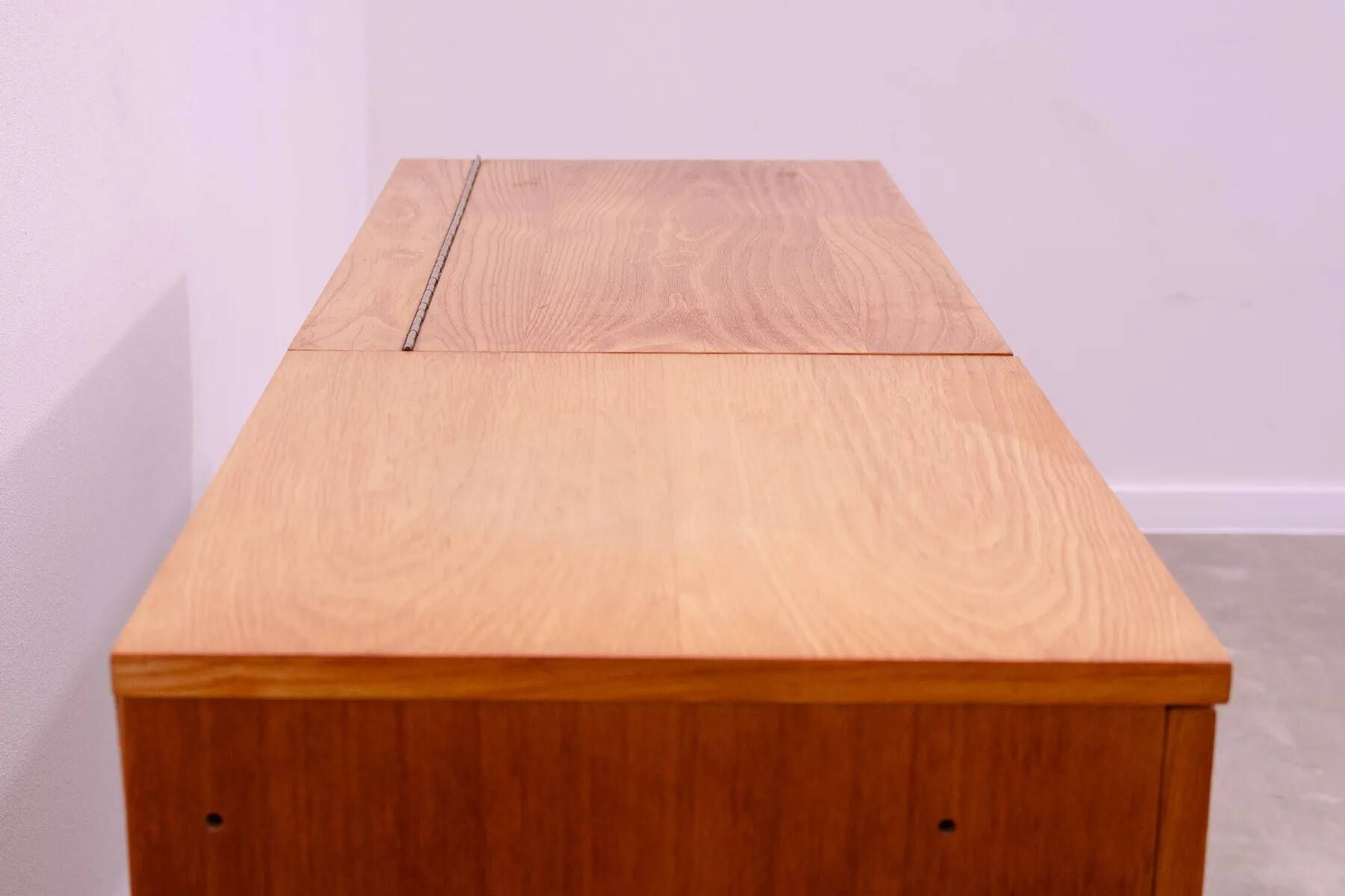 Ladies' dressing table by UP Závody, mid-century vanity table with storage