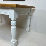 Ivory white base farmhouse table