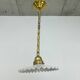 Art Nouveau pendant lamp in brass