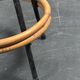 Midcentury Dutch rattan bamboo bar stools by Rohe Noordwolde, 1950s