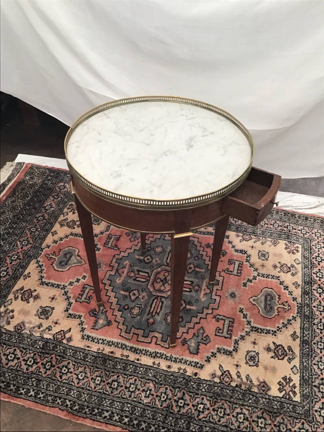 Louis XVI style hot water bottle table