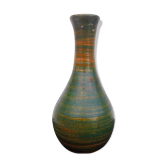 Ceramic vase signed.