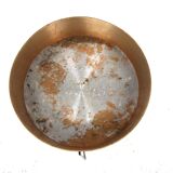 Scandinavian metal planter, Sweden, 1960