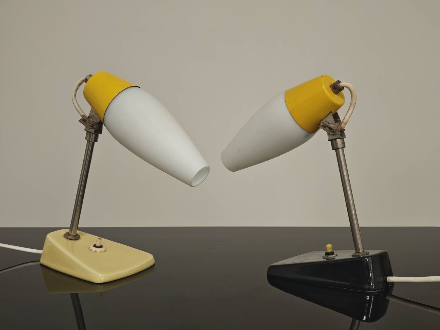 Ceramic table lamp by Jaroslav Anyz for Kamenicky Senov 1956