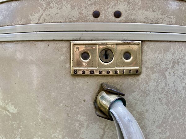 Valise a chapeau samsonite streamlite vintage - paquebot france